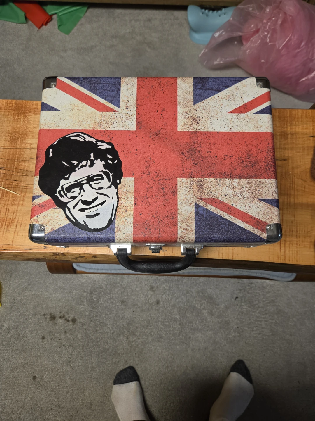 Victrola Suitcase Turntable Union Jack - photo 2