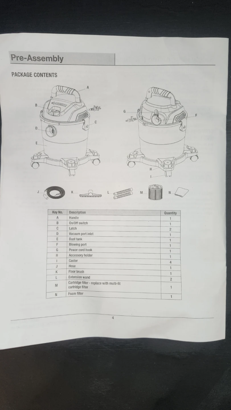 Husky 4 Gallon Wet/Dry Vacuum - photo 4