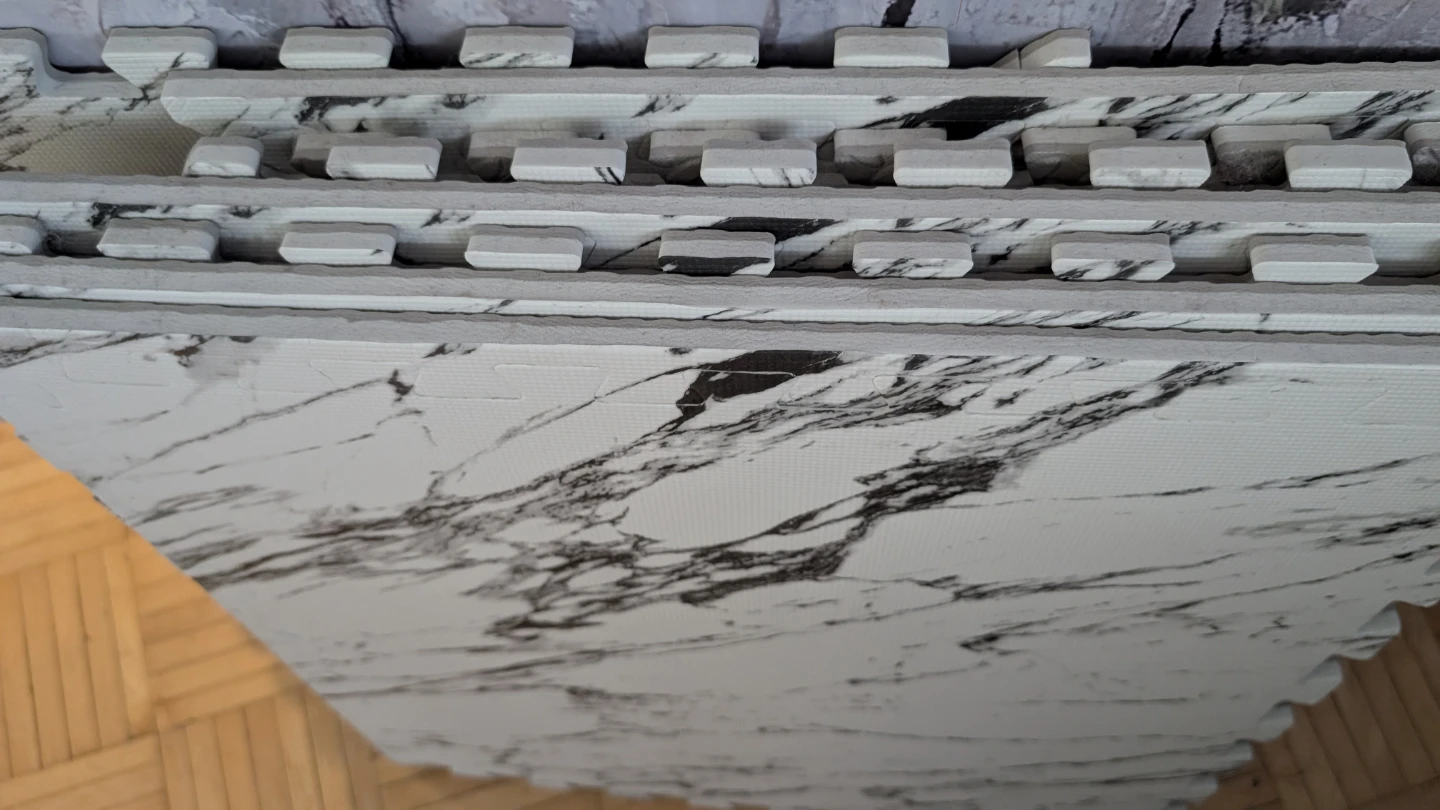 Mainstays Interlocking Foam Mat - Marble Print - photo 2