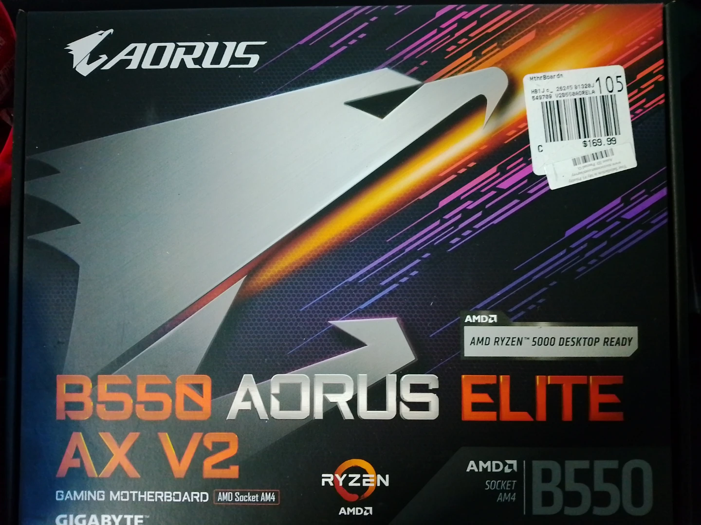 Gigabyte B550 Aorus Elite AX V2 Motherboard