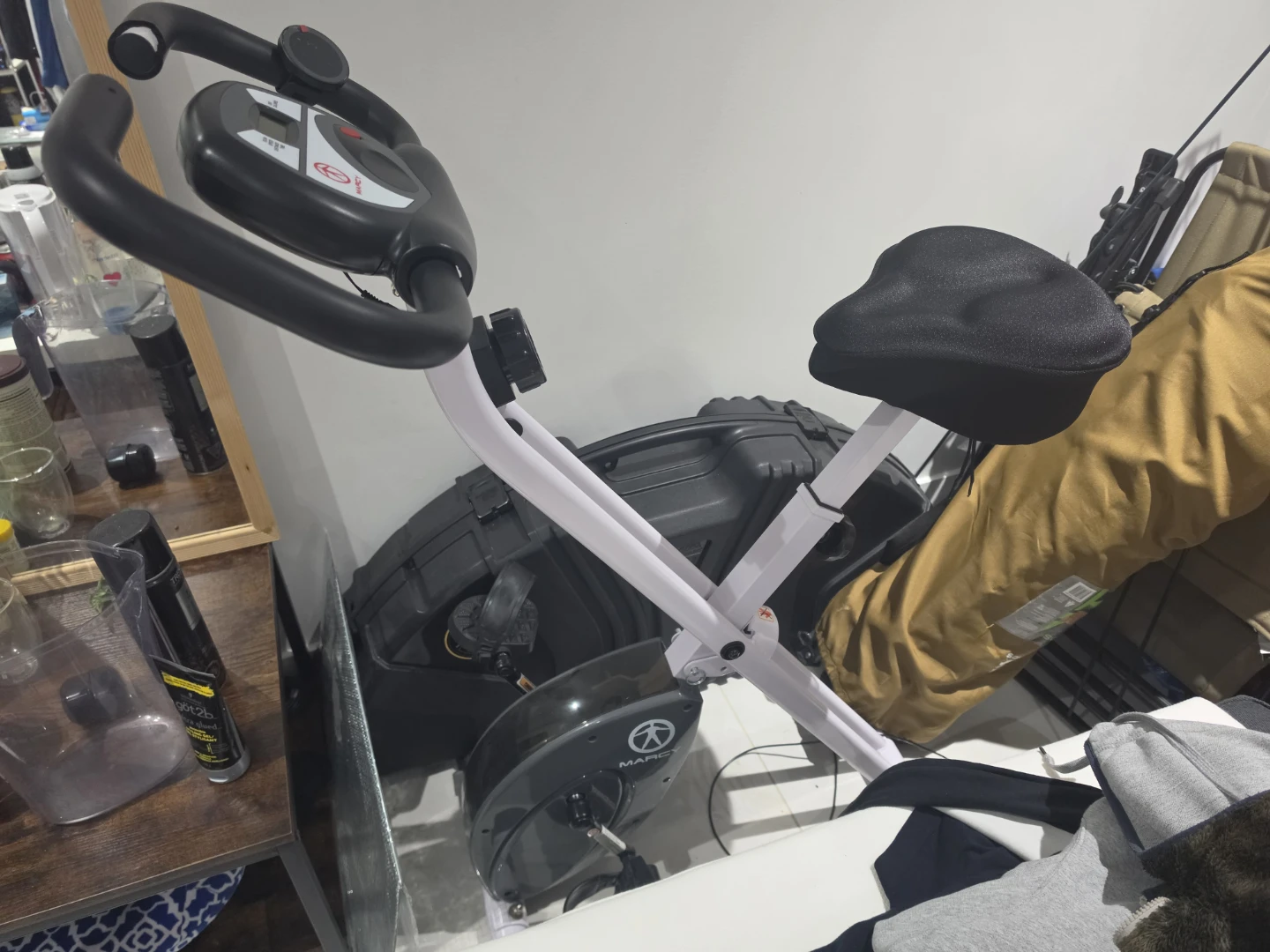 Marcy Foldable Upright Exercise Bike