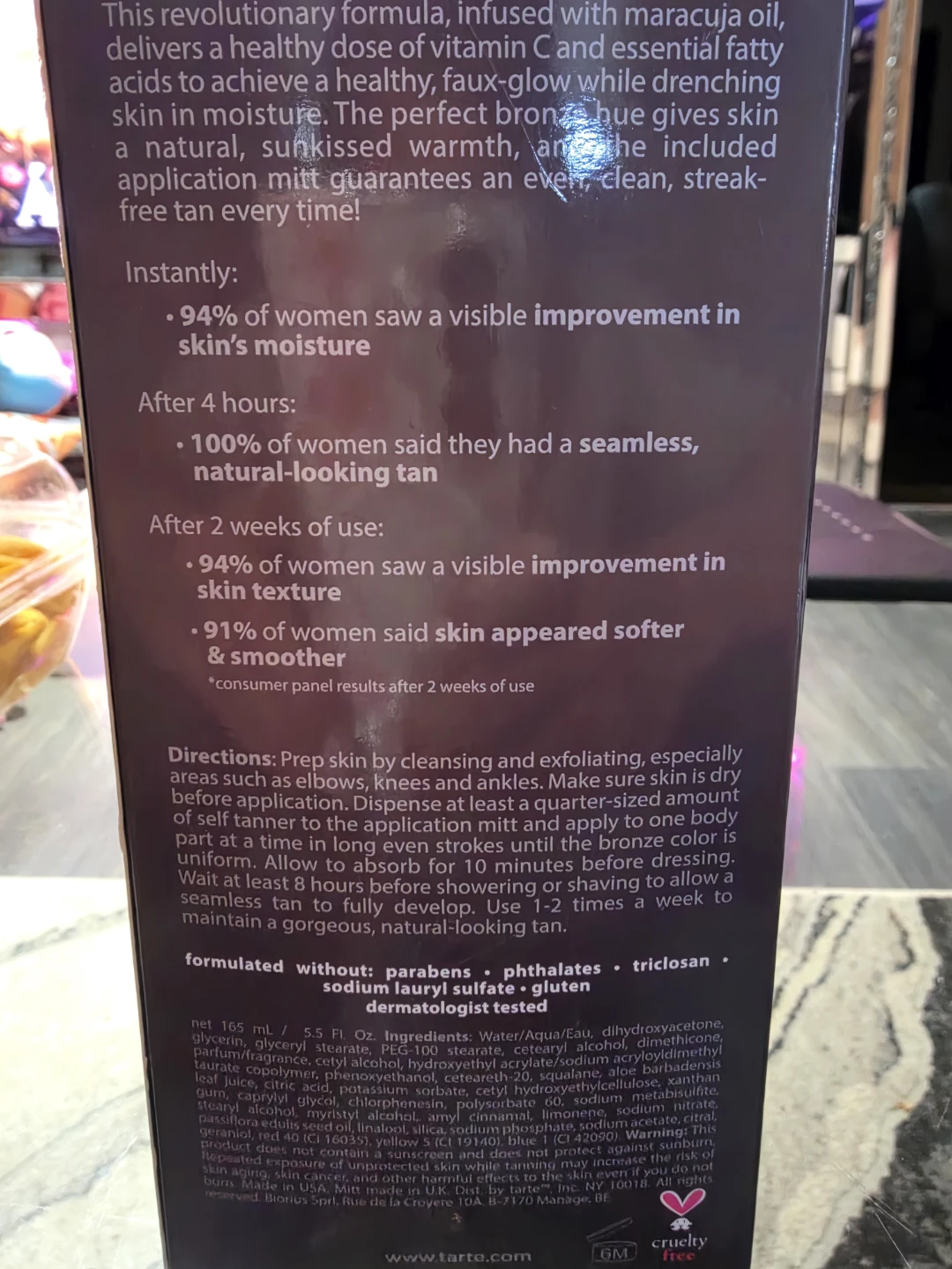 Tarte Brazilliance Self-Tanner and Mitt - photo 3