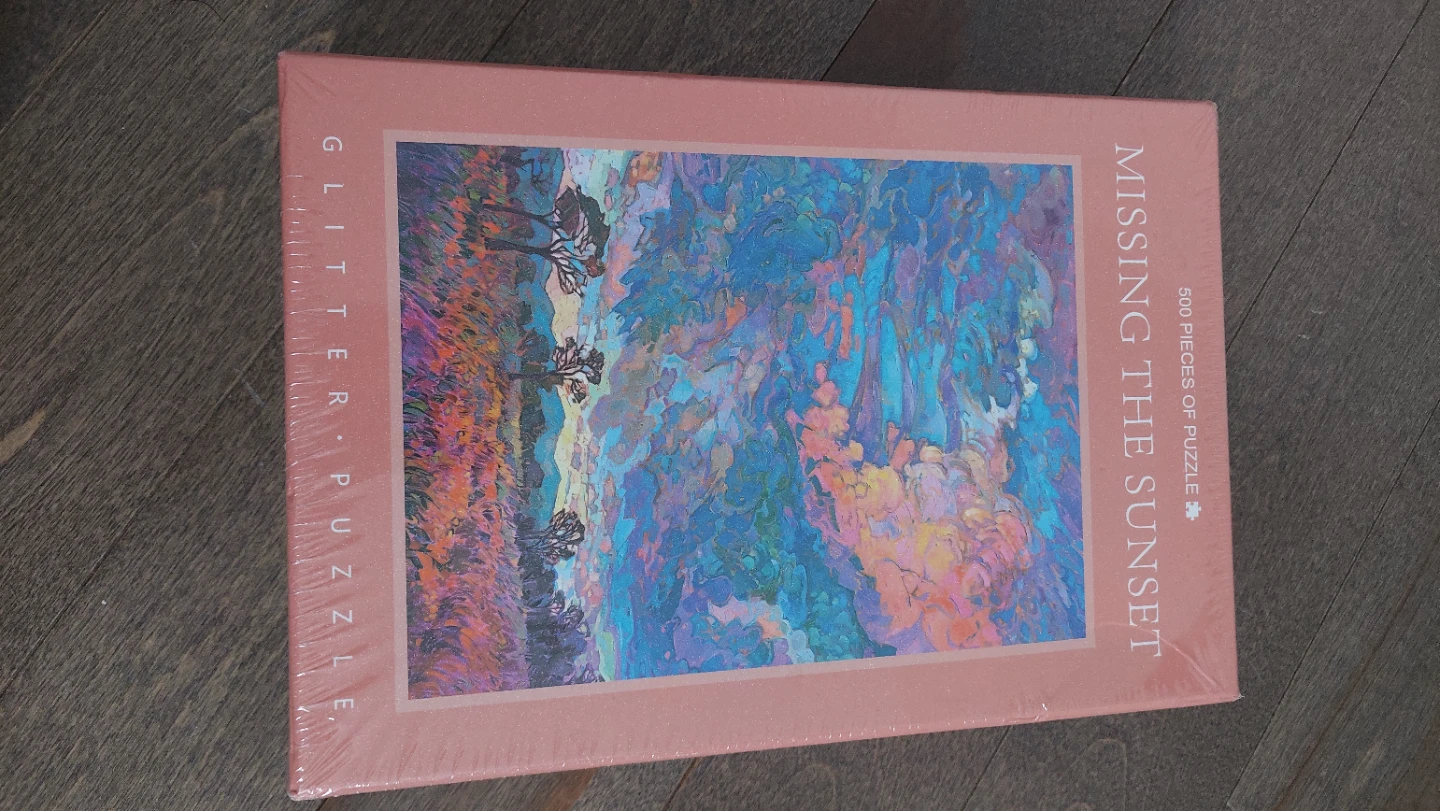Missing The Sunset 500 Piece Glitter Puzzle