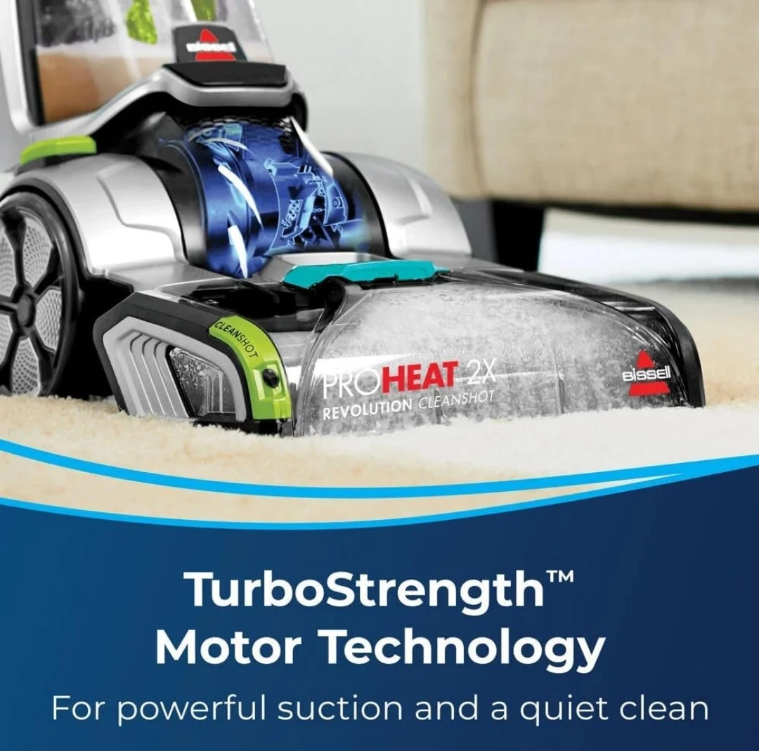 Bissell ProHeat 2X Revolution Cleanshot Carpet Cleaner - photo 2