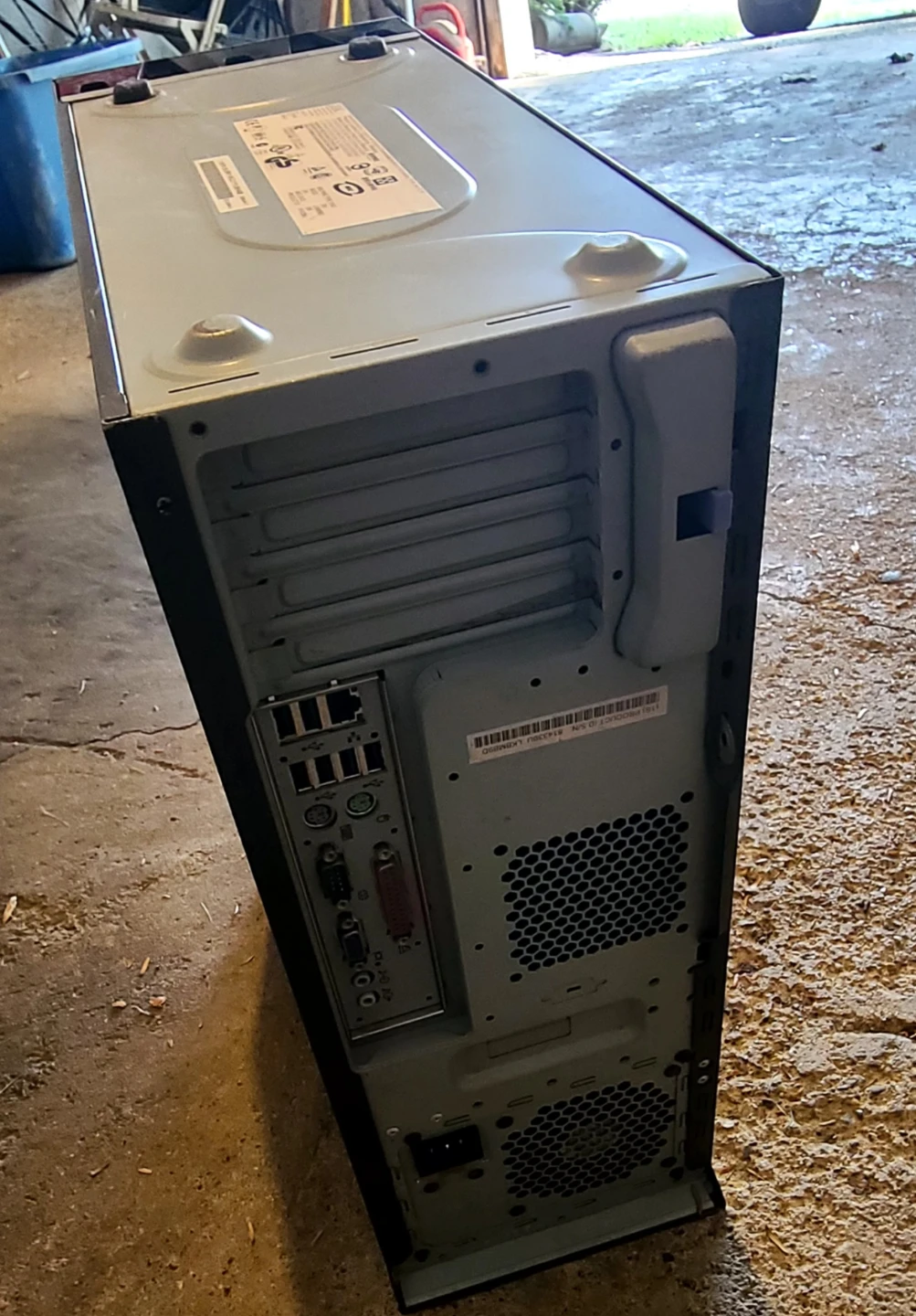 IBM Desktop Computer with Sony Monitor and Keyboard