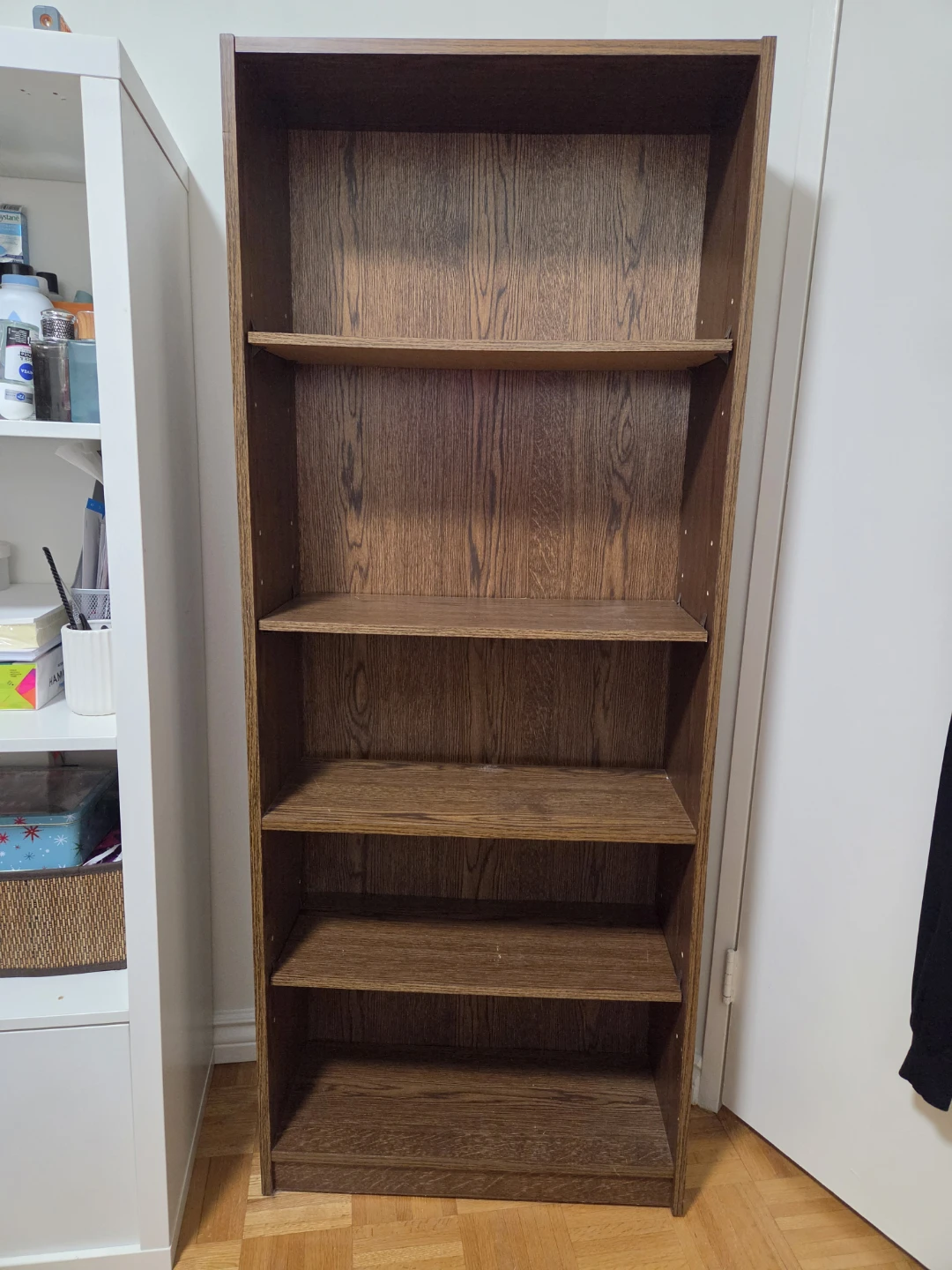 Dark Wood Grain Bookshelf - photo 4