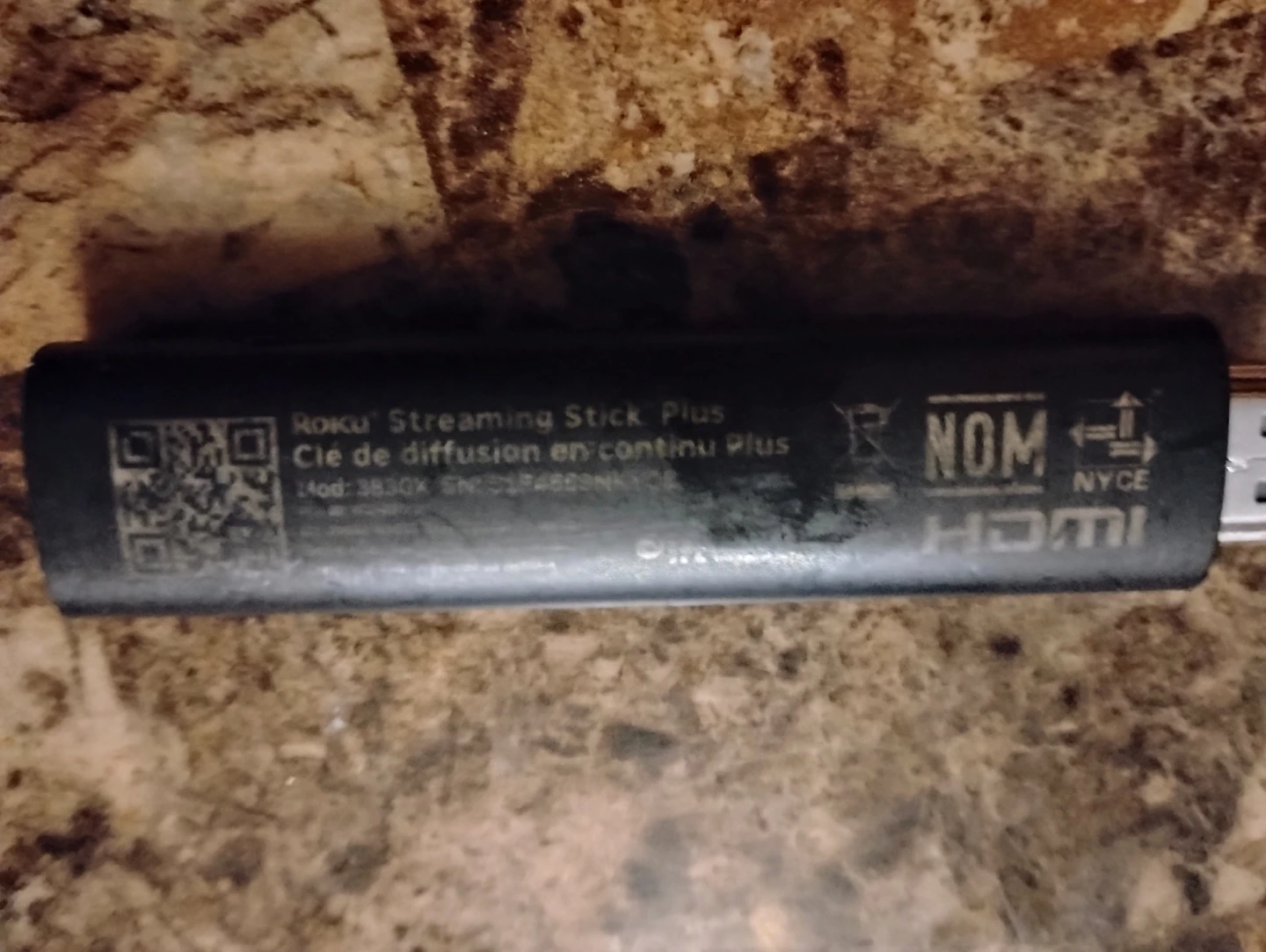 Roku Streaming Stick Plus Model 3810X