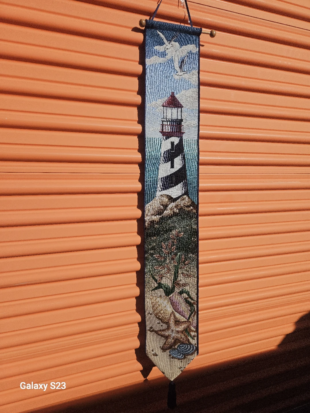 Lighthouse Themed Fabric Wall Hanging