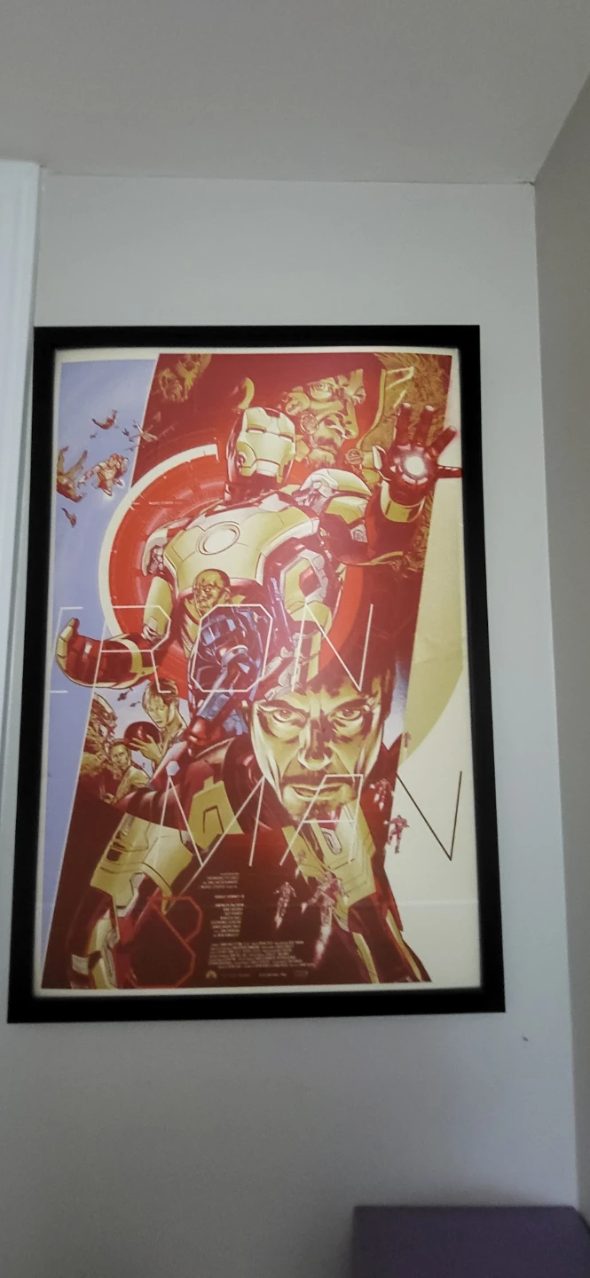 Iron Man 3 Movie Poster in Black Frame - photo 3