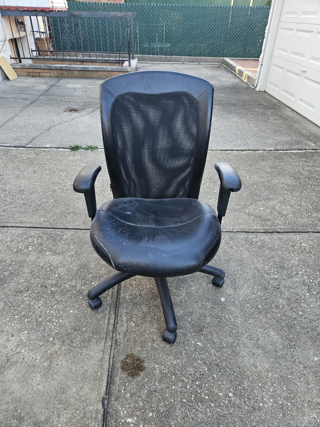 Leather office chair