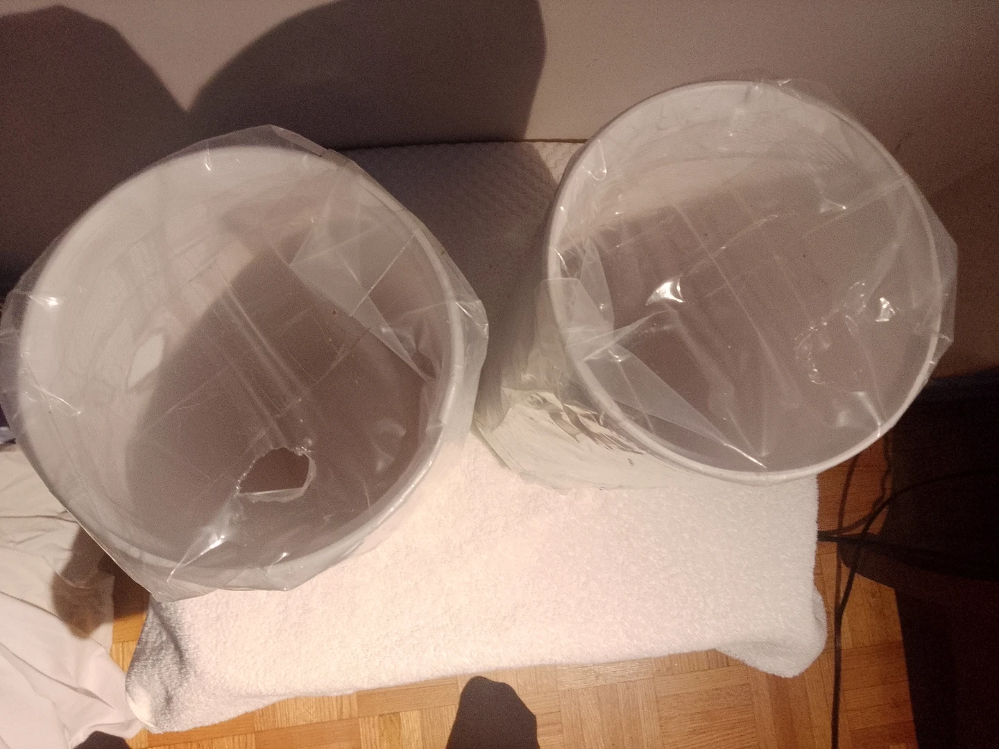 Two New White Air-conditioning ventilation tubes - photo 2