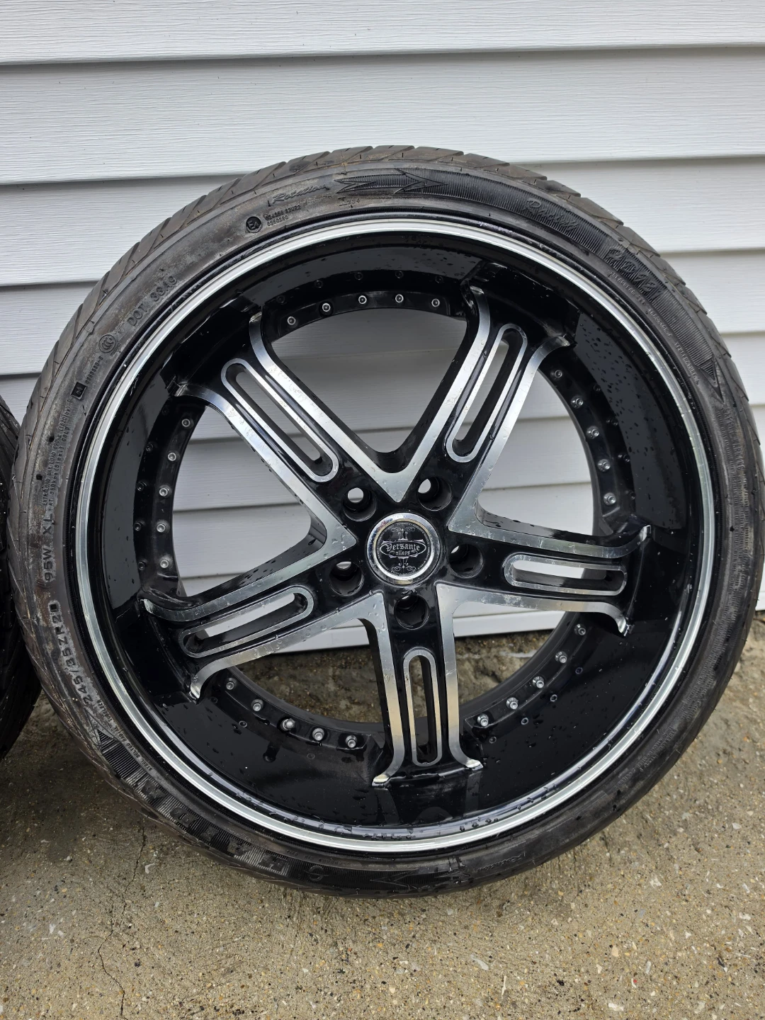 5 - 20 inch Versante rims wheels 5x112 w new tires - photo 3