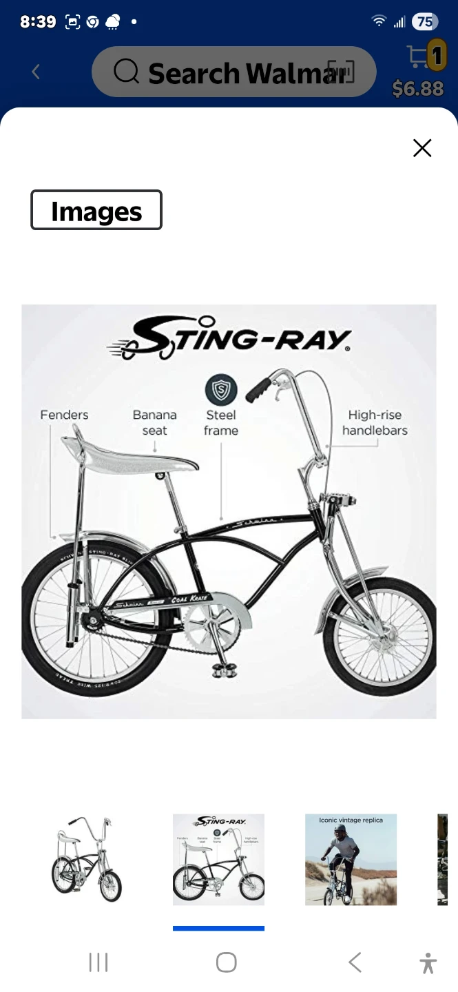 1 Schwinn Stingray & 1 Beach Cruiser