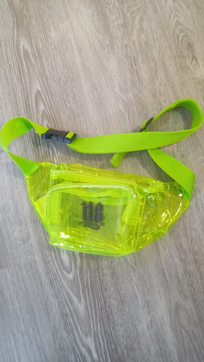 Neon Green Clear Waist Bag