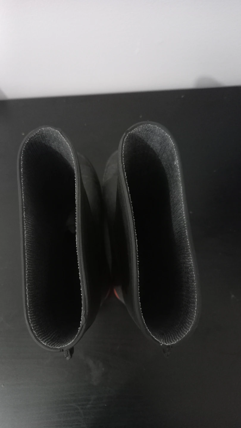 Black Rubber Rain/snow Boots Size 5 - photo 4