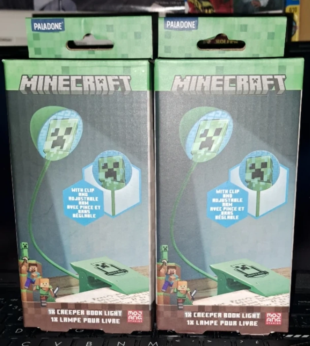 Minecraft Creeper Book Light - Paladone x 2