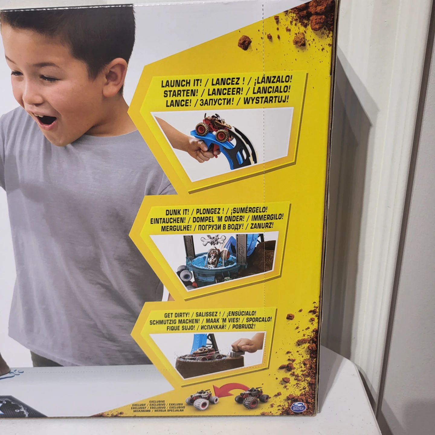 Monster Jam Mud Blasters Dunk Tank Playset - photo 3