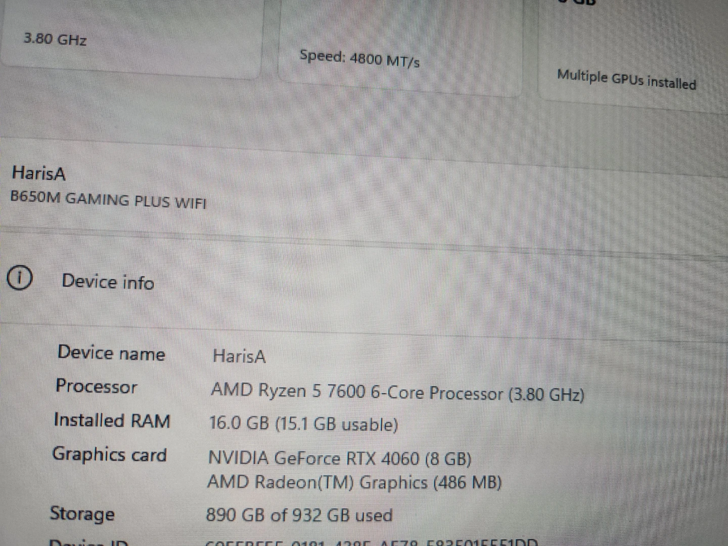 Armoury Gaming PC - AMD Ryzen 5 7600, RTX 4060
