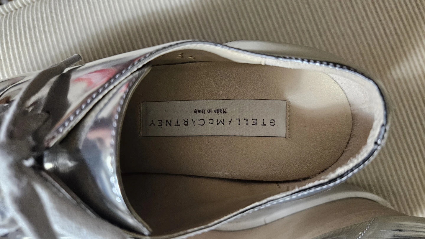 Stella McCartney Metallic Platform Shoes - photo 2
