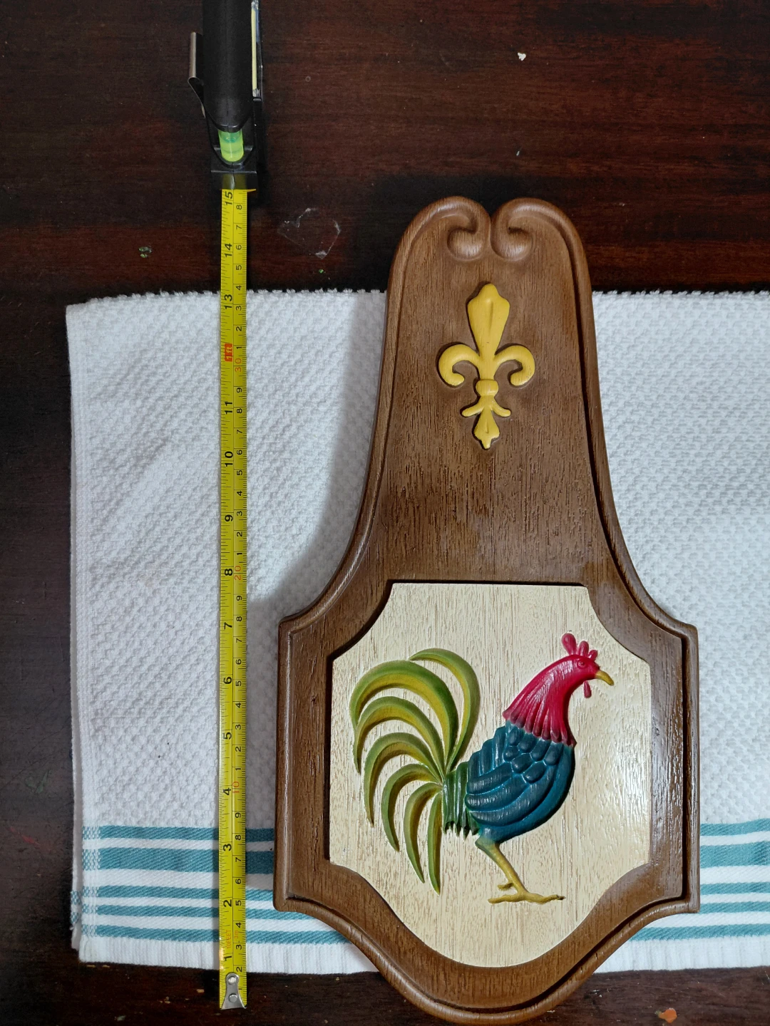 Vintage Devonware Rooster Wall Plaque - photo 2