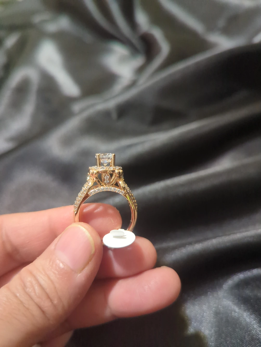 Gold-Tone Fashion Ring Size 9 - photo 2