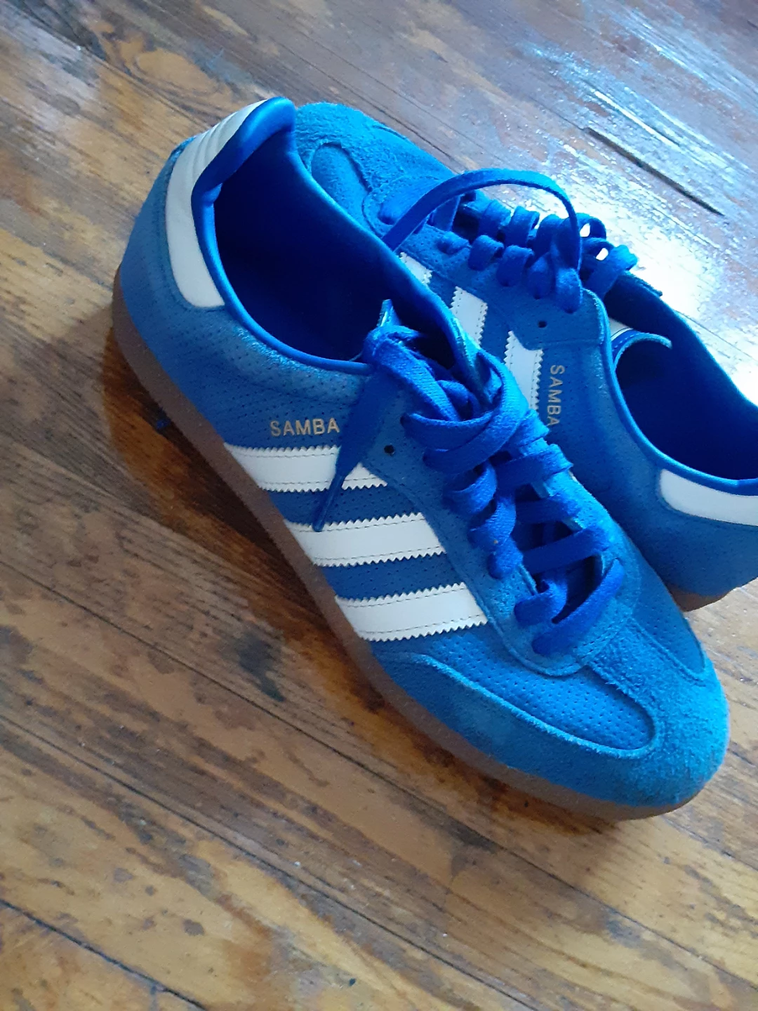 Adidas Samba Shoes Blue - photo 2