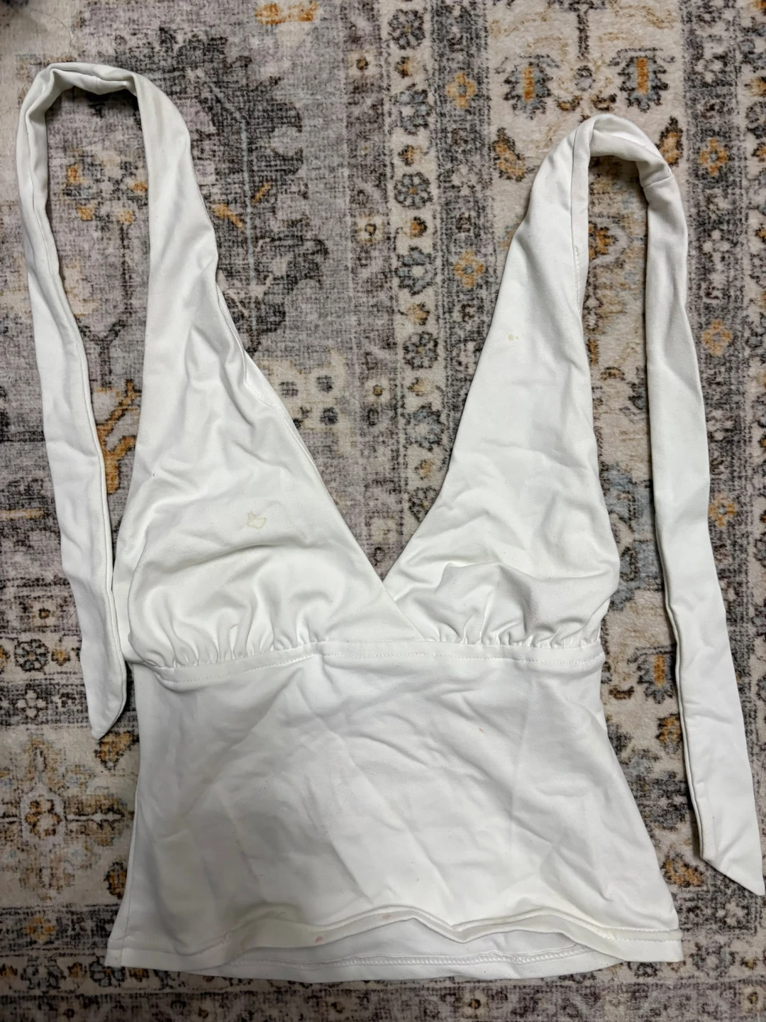Princess Poly White halter top