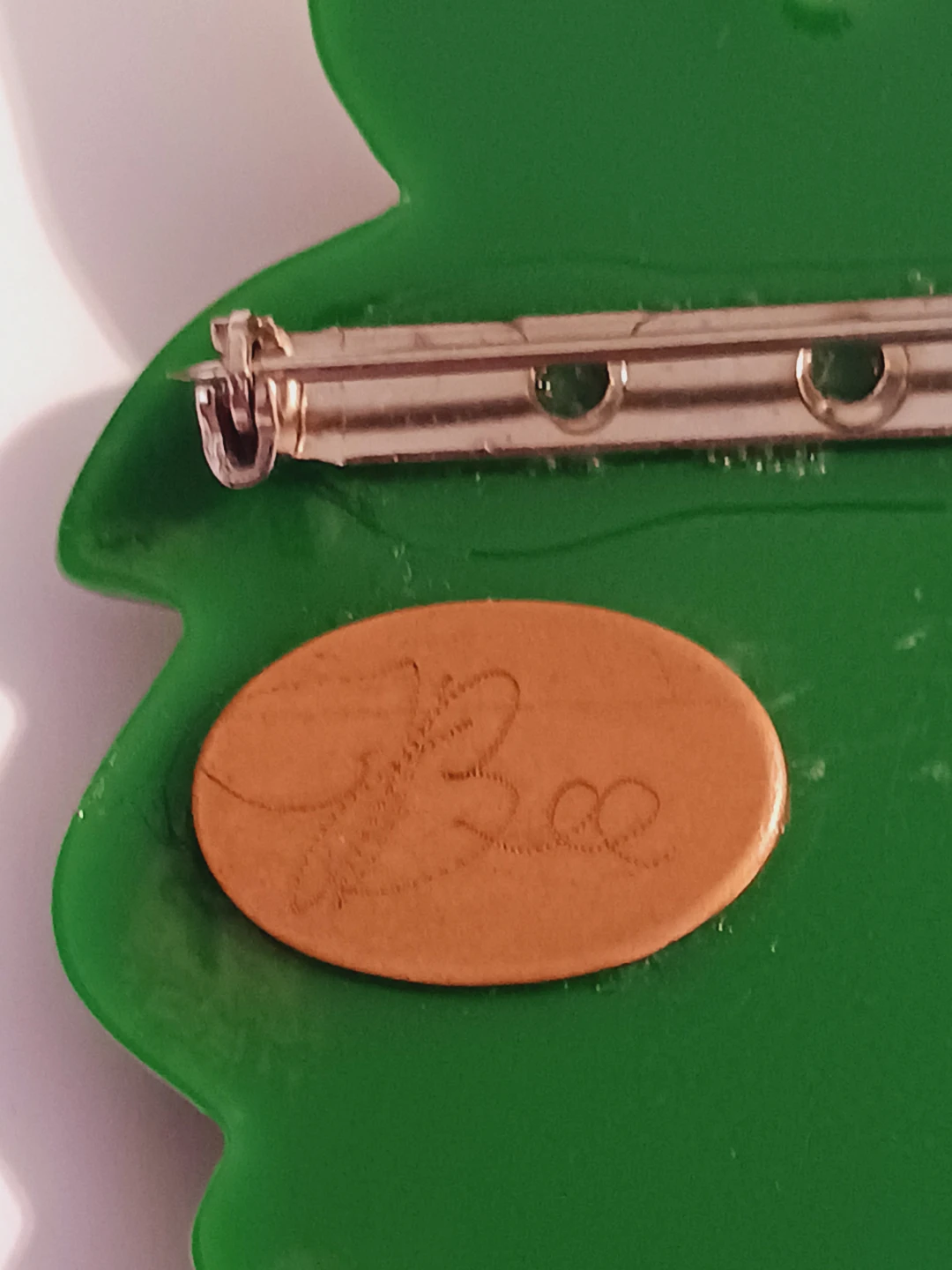 Gorgeous Vintage Signed Unique Statement Brooch - photo 4