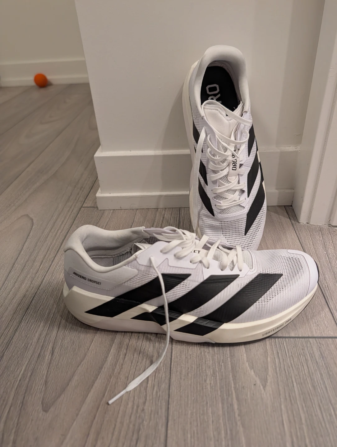 adidas Adizero Dropset 3 Training Shoes – White/Black – Like New - photo 2