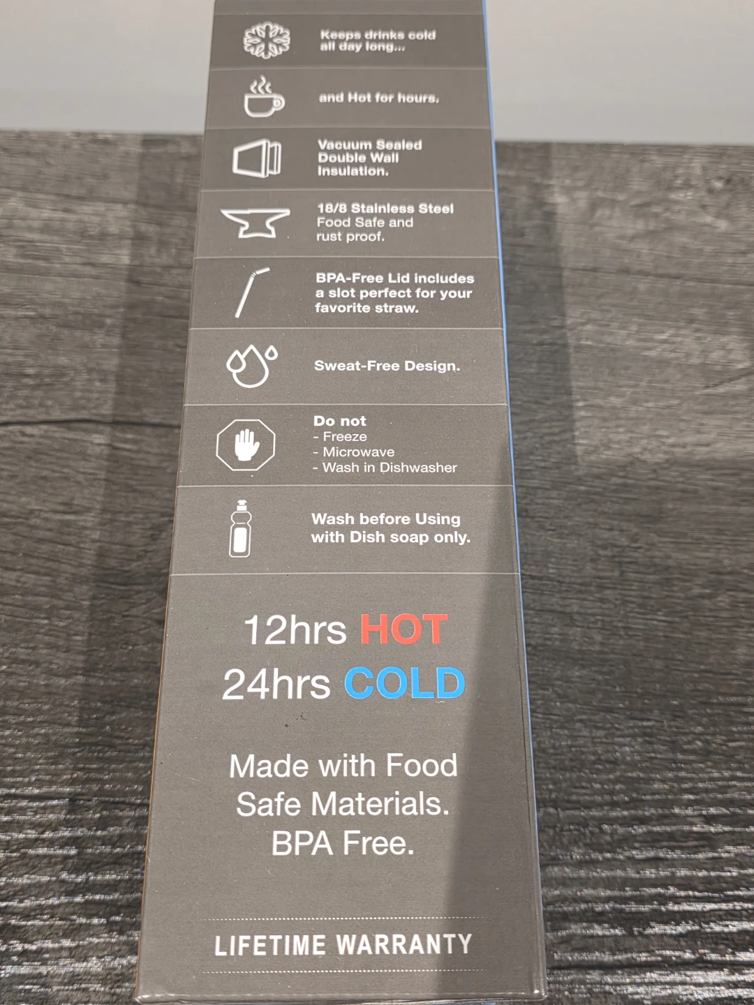 ICONIQ 17oz Stainless Steel Vacuum Insulated Water Bottle - photo 3