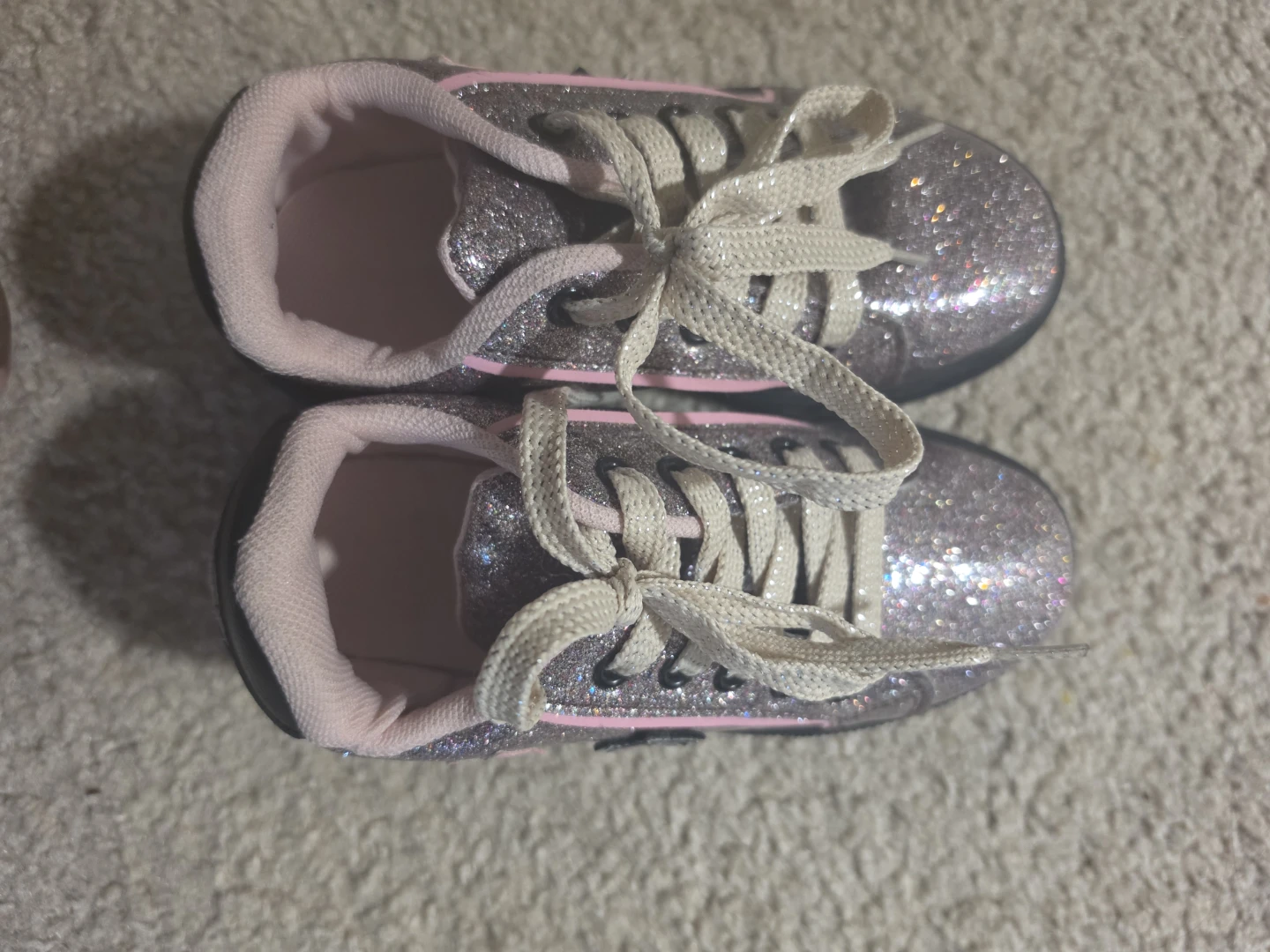 Girls glitter sneakers size 12