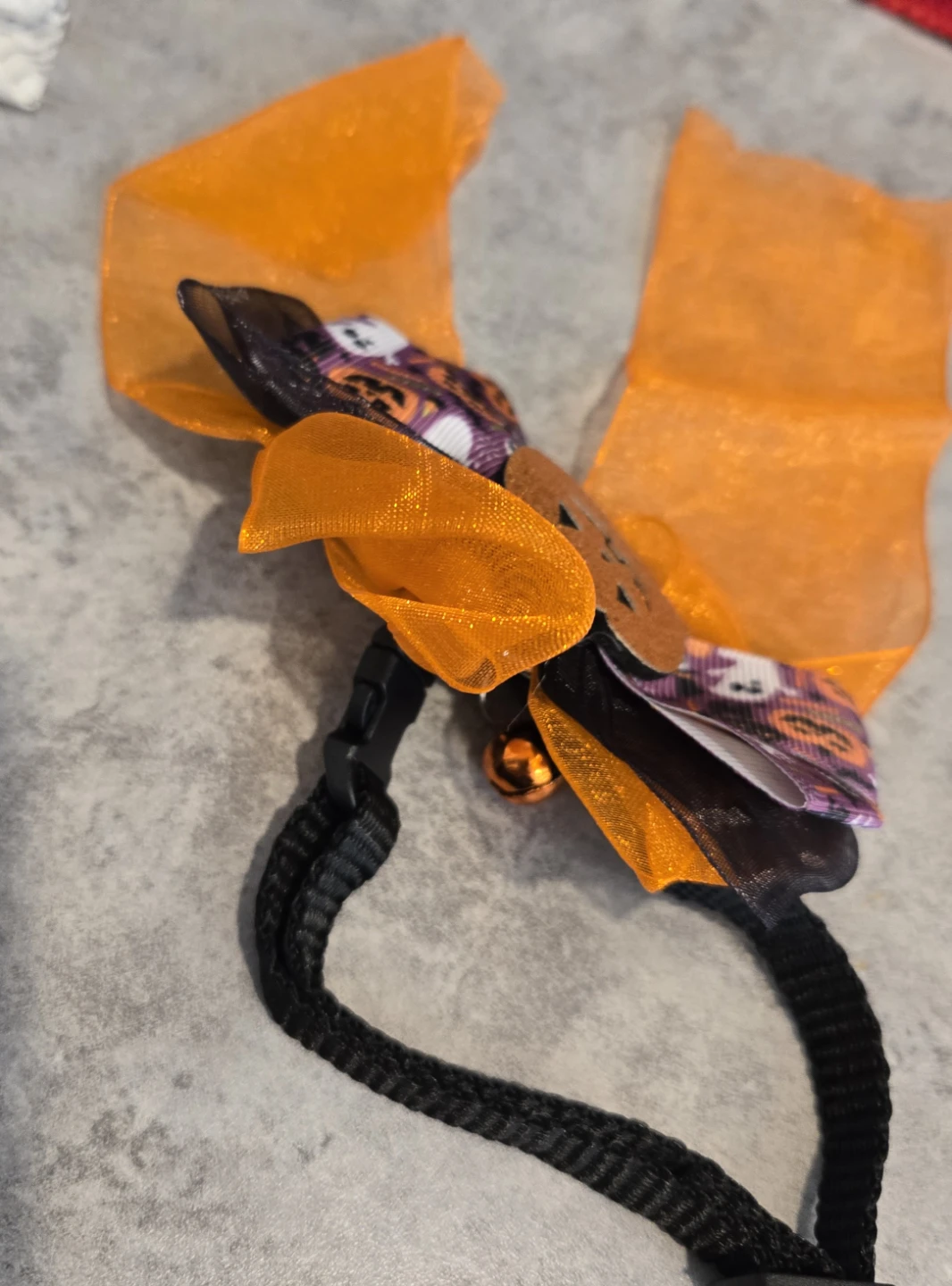 Halloween Pet Collar with Bow - photo 3