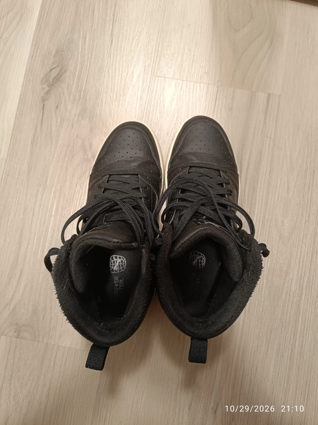 Puma Black High-Top Sneakers Size 6 - photo 4