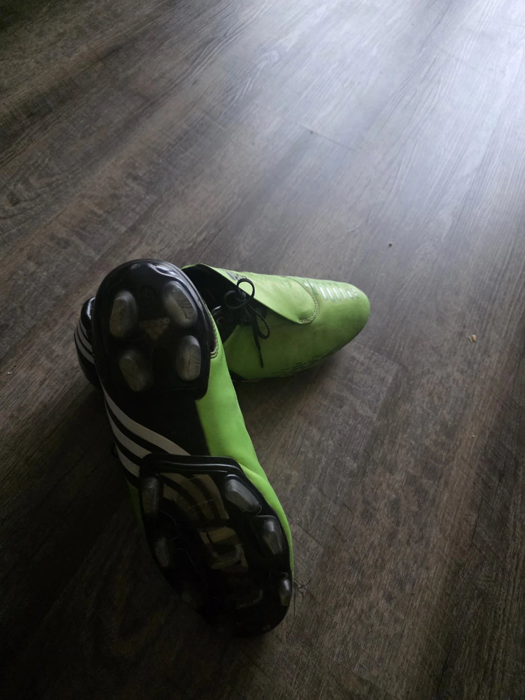 Adidas F30 Soccer Cleats - Neon Green - photo 4