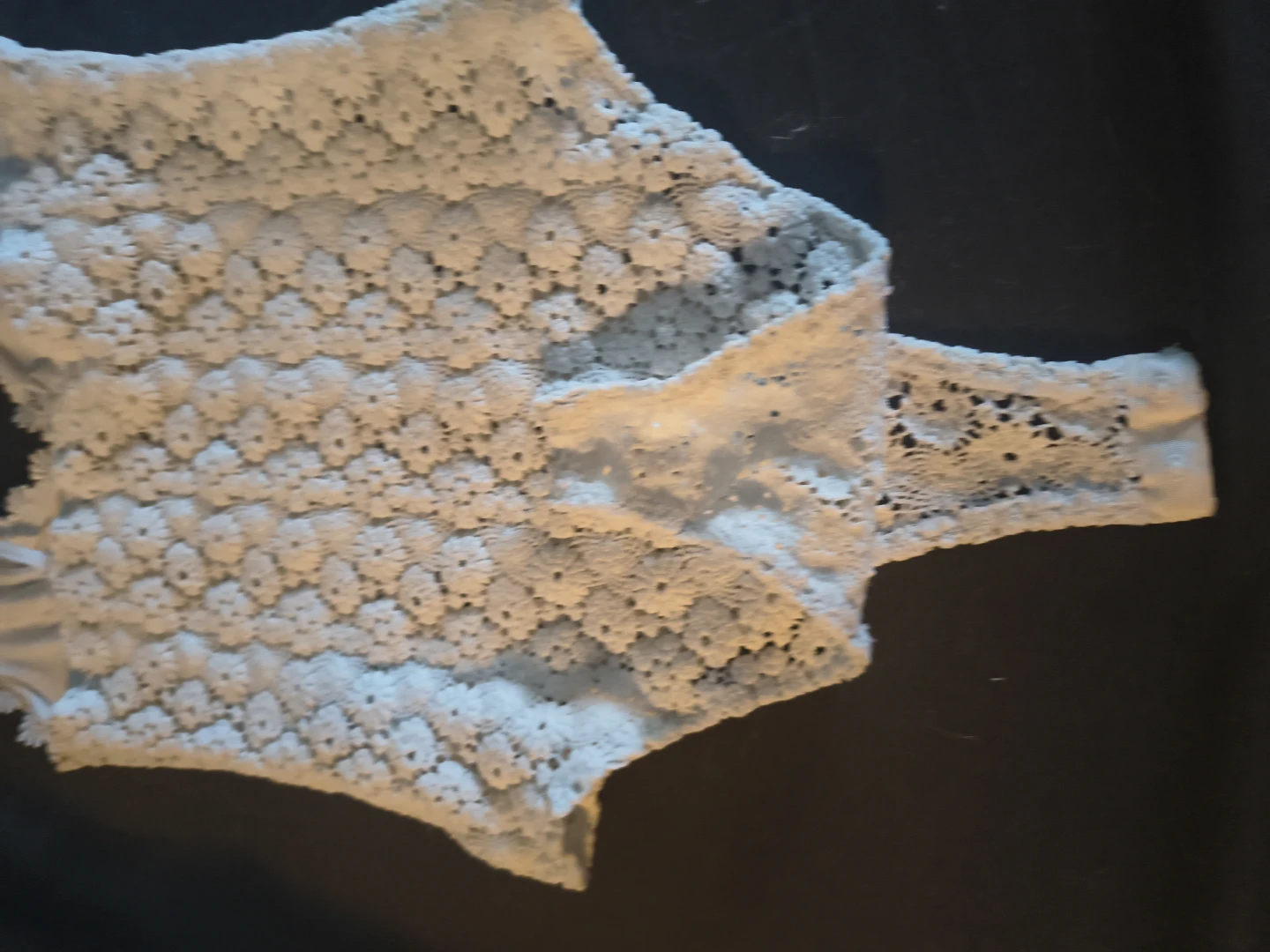 White lace crochet bodysuit - photo 3