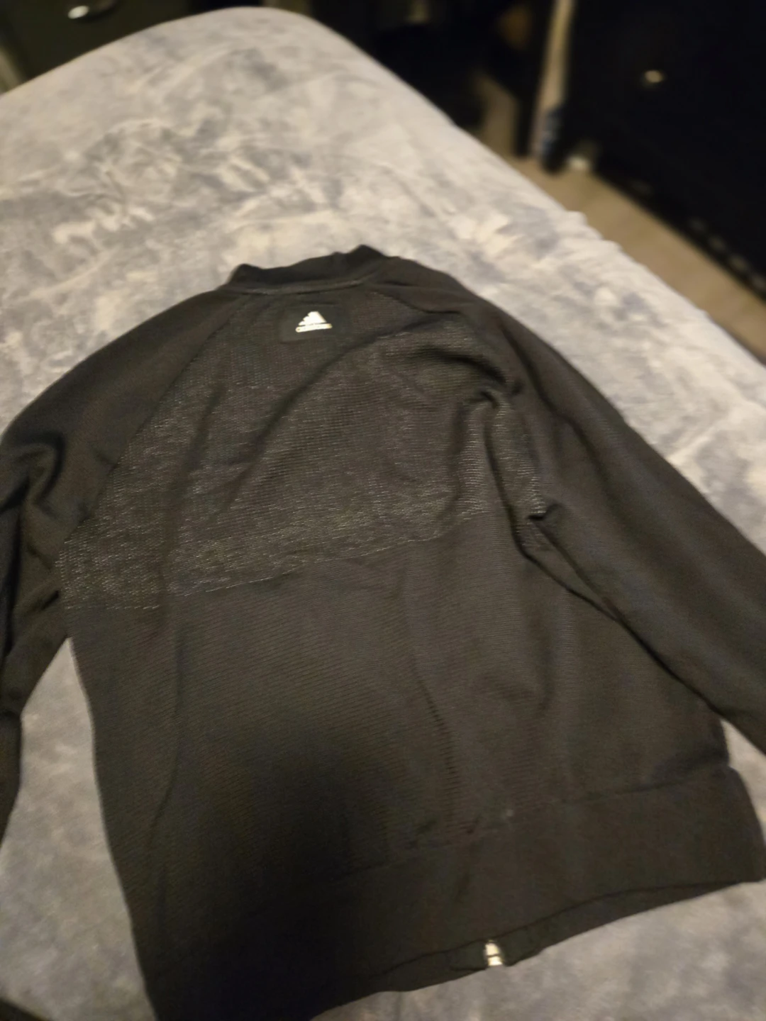 Adidas Black Full-Zip Jacket - photo 3