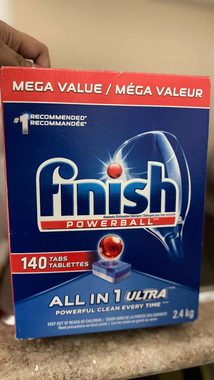 Finish Powerball All In 1 Ultra 140 Dishwasher Tabs
