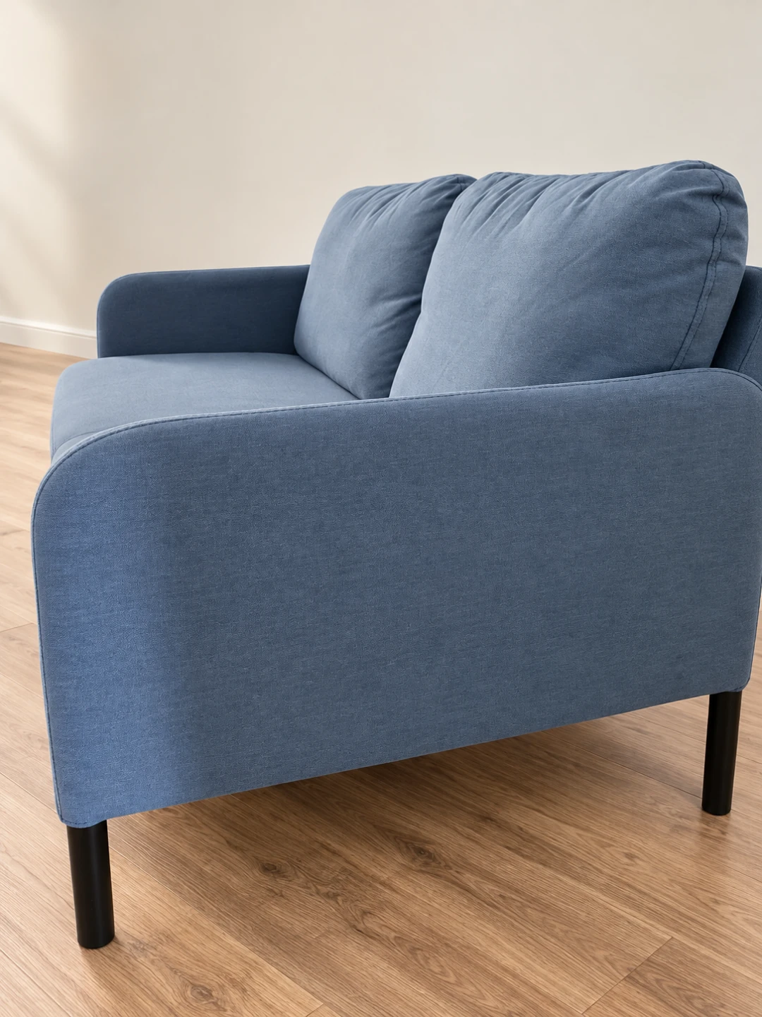 IKEA GLOSTAD Two-Seat Sofa, Blue - photo 3