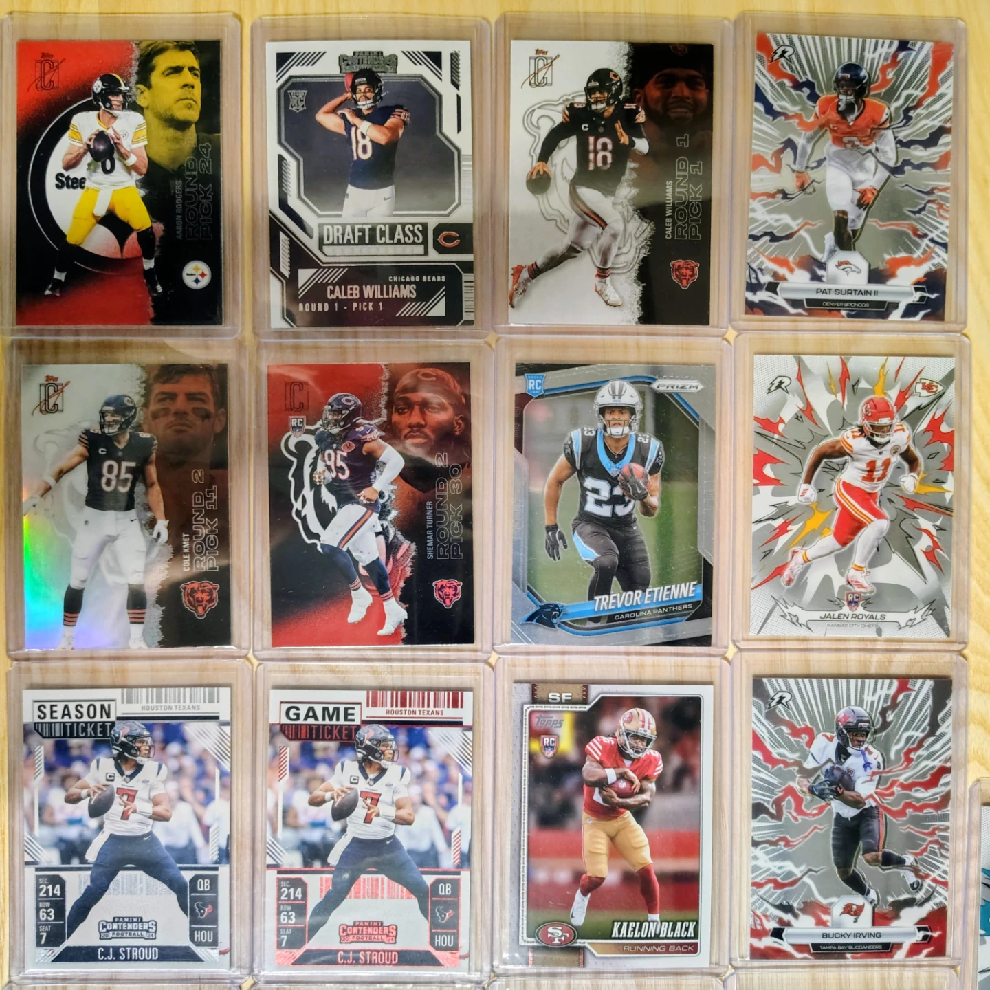 Lot of 24 NFL Trading Cards