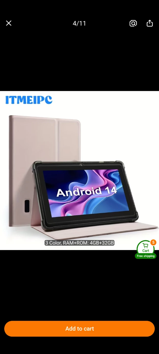 ITMEIPC 7-inch Android 14 Tablet - photo 4