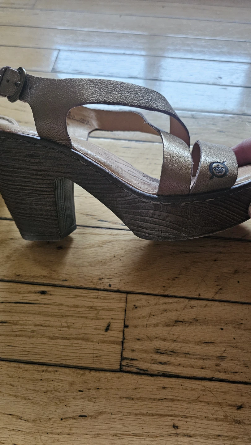 Børn Metallic Gold Sandals - photo 2