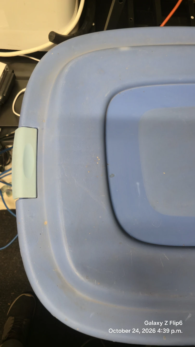 2 Blue 121L Hybrid Plastic Storage Bins - photo 4