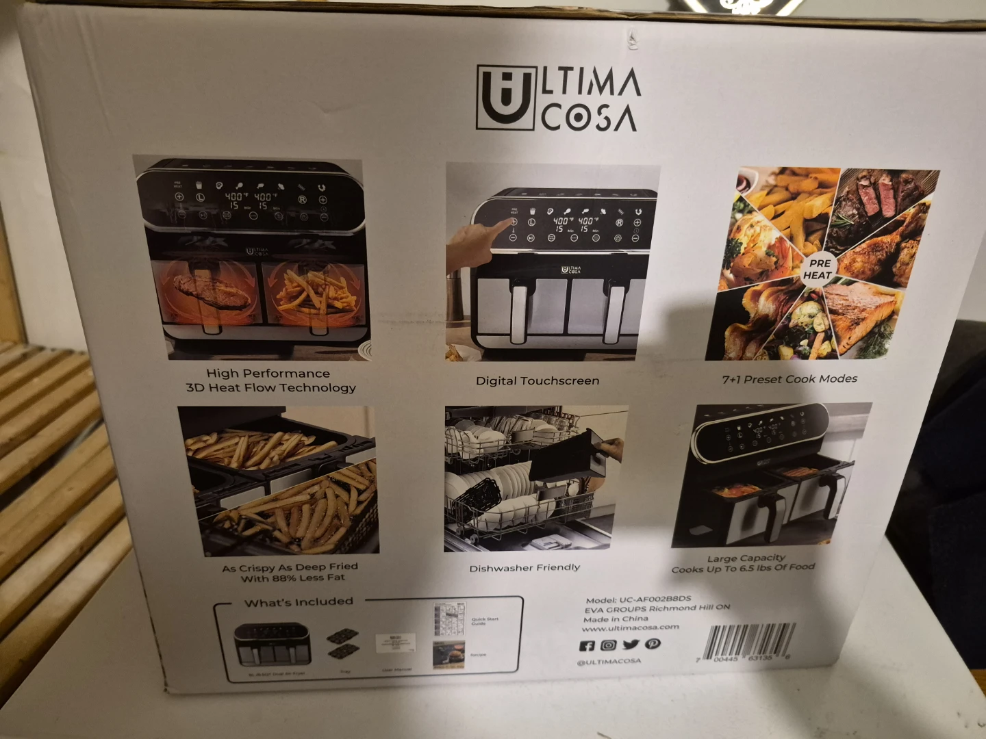 Presto Luxe 8L / 8.5L Duel Air Frayer - photo 2