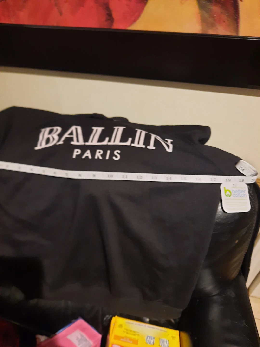 "Ballin Paris" Black Hoodie JRS MED or Women's Small - photo 4