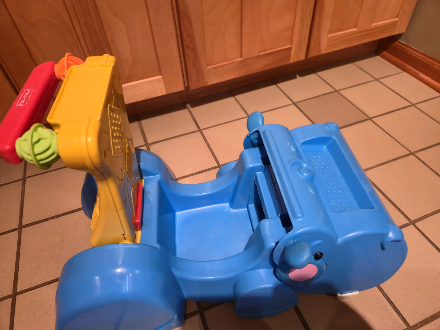 Fisher-Price Gobble & Go Hippo Ride-On Push Toy - photo 4