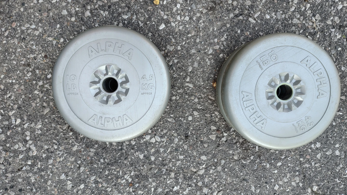 Alpha 10 lb / 4.5 kg Weight Plates (Set of 4) - photo 2