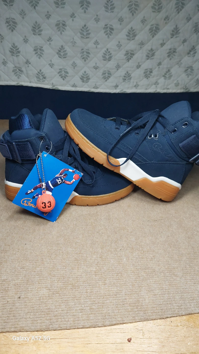 Ewing 33 Hi Basketball Shoes Navy dead stock - photo 4