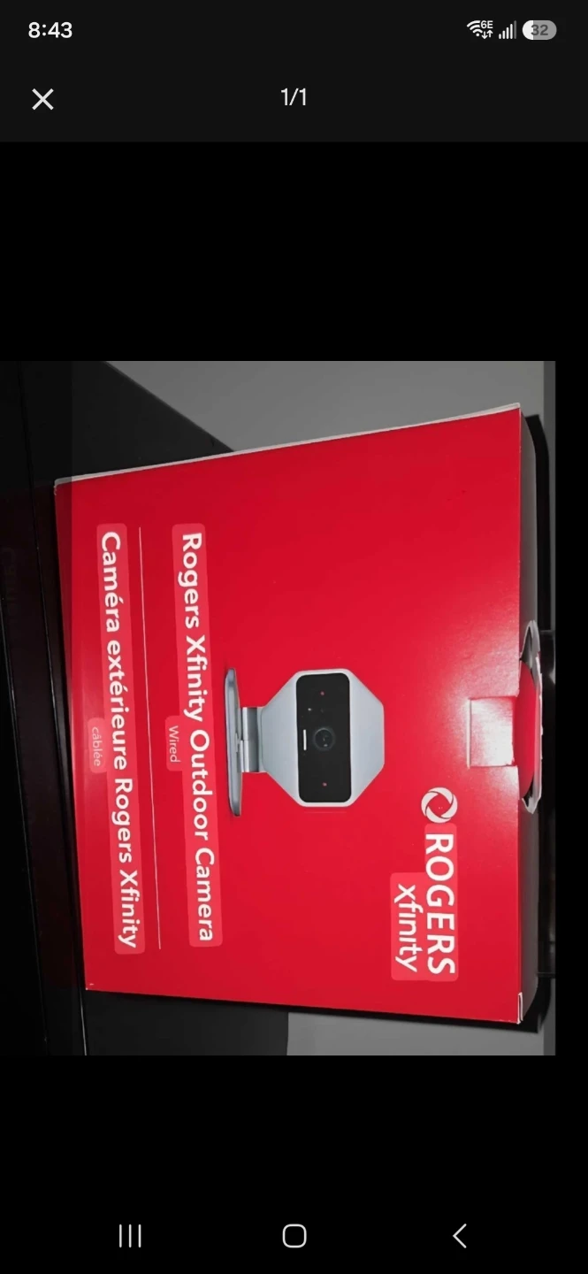Rogers Xfinity Wired Outdoor Camera