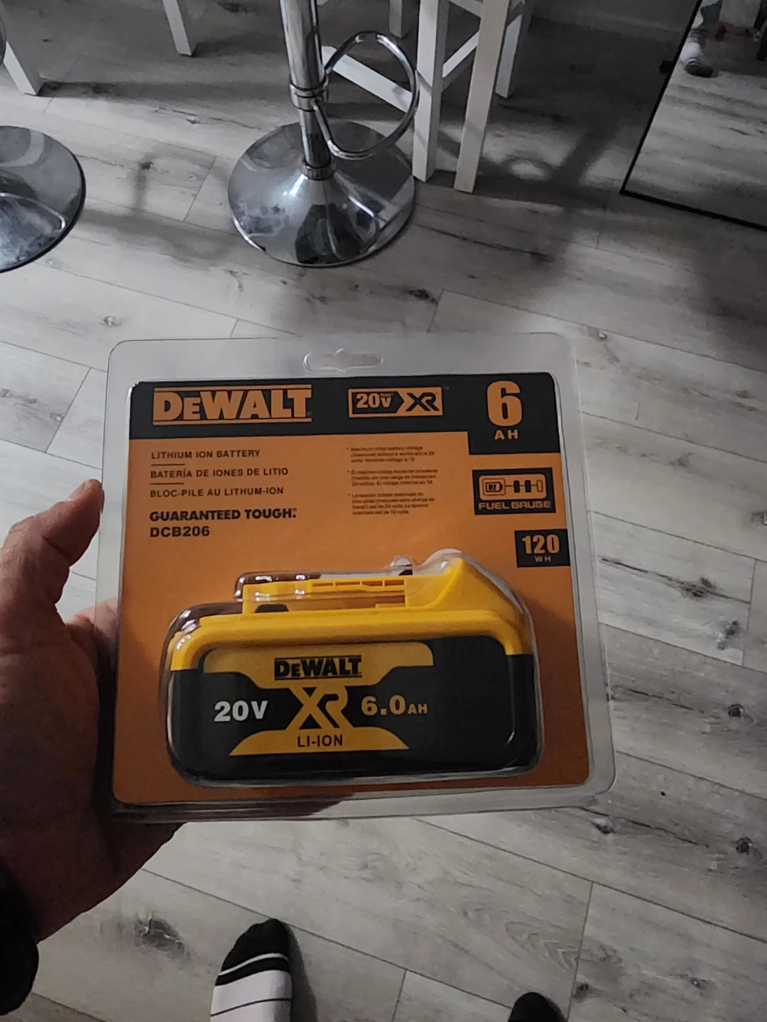 DeWalt 20V XR 6.0Ah Lithium Ion Battery DCB206