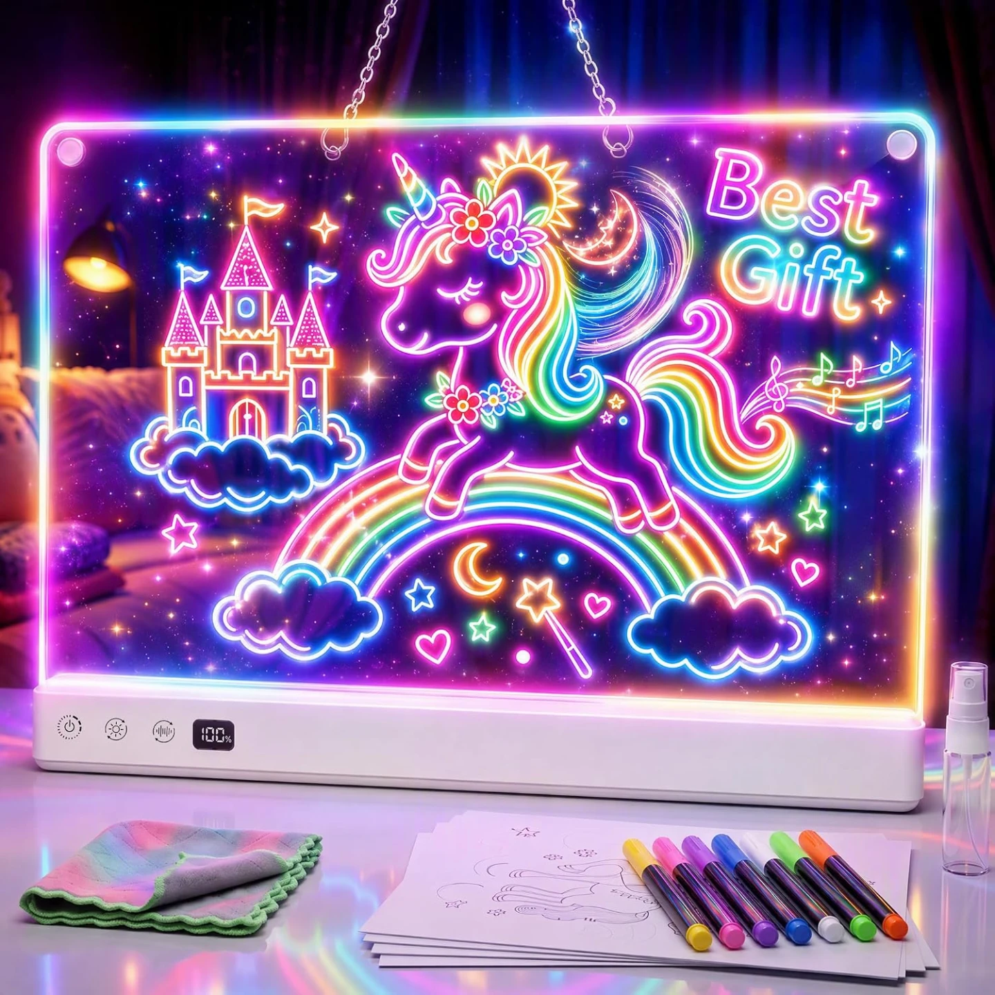 NEW Rechargeable LED Drawing Board